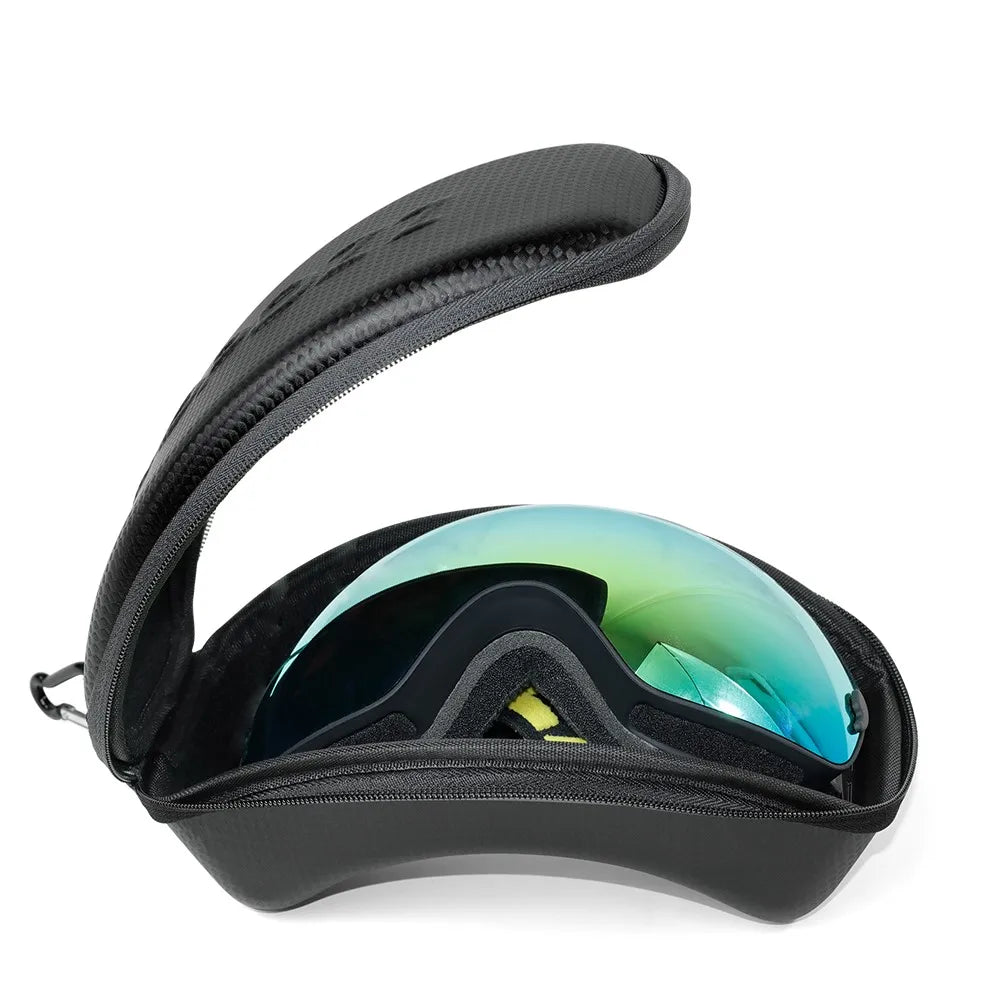 Étui à lunettes de ski étui rigide pour les lunettes de protection des sports d’hiver Lunettes de ski antichoc Étui d’origine pour COPOZZ (pas de lunettes)