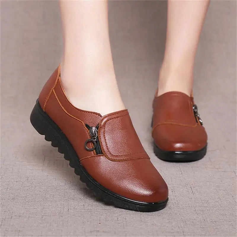 BEYARNE nouvelle arrivée femmes appartements mode ballerines en cuir véritable chaussures femme mocassins slip-on chaussures sapatos femininos