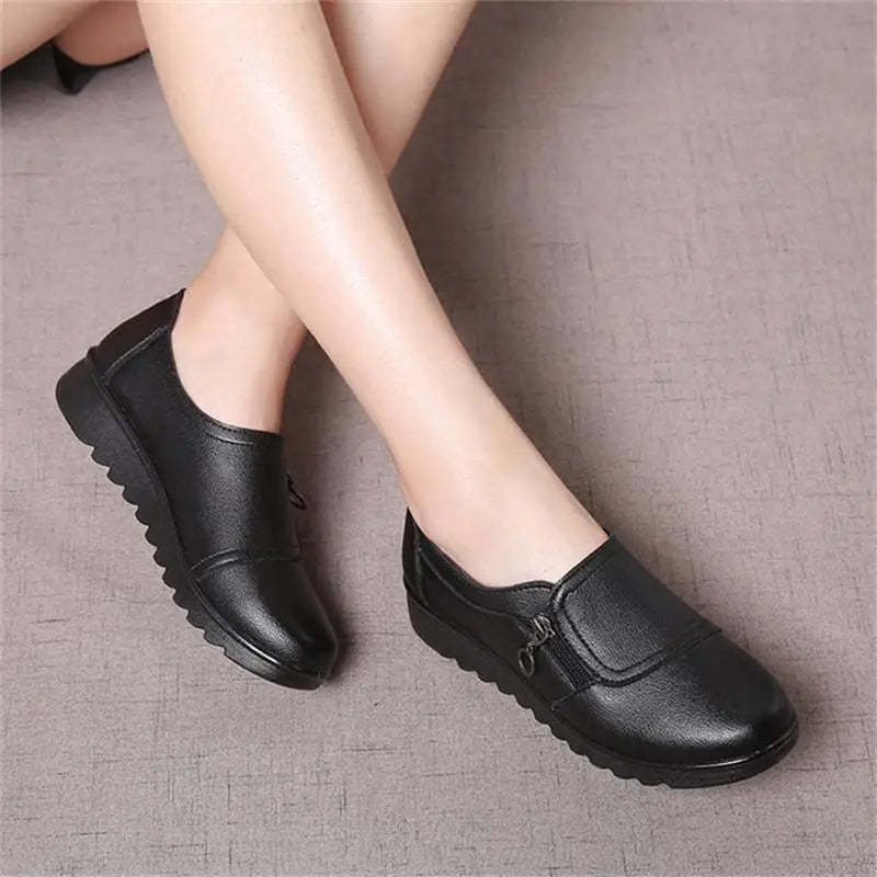 BEYARNE nouvelle arrivée femmes appartements mode ballerines en cuir véritable chaussures femme mocassins slip-on chaussures sapatos femininos