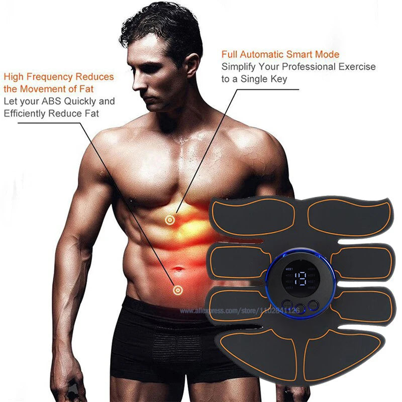 USB Rechargeable EMS Muscle Stimulateur Électrique Massage Thérapie Soulagement De La Douleur Méridien Numérique Masseur Complet Du Corps Fitness