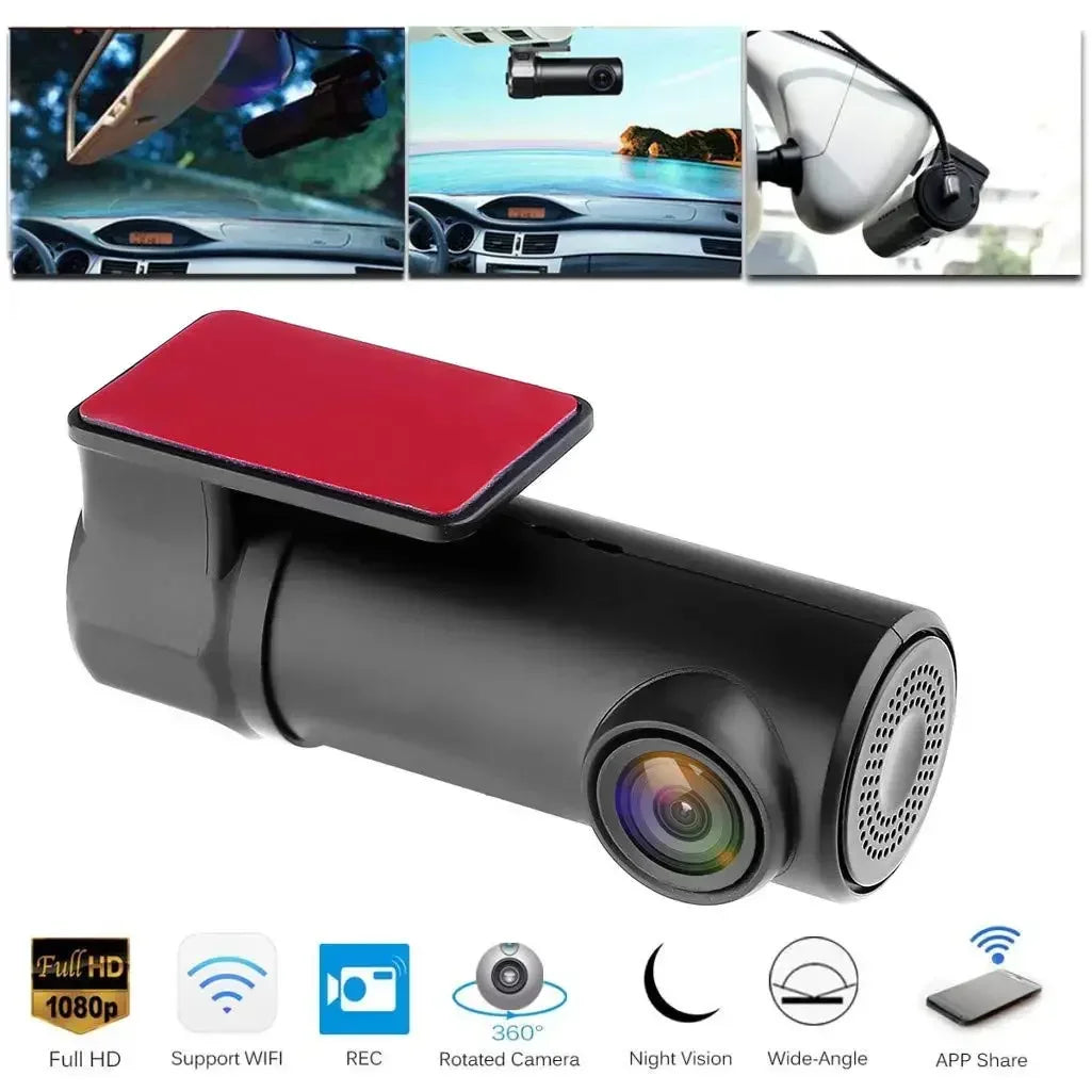 HD1080P Mini Dash Cam Vision Nocturne Voiture DVR Caméra WiFi Intelligent Vidéo Recodeur 170 ° Grand Angle Caméra Enregistrement Vidéo Voiture DVR