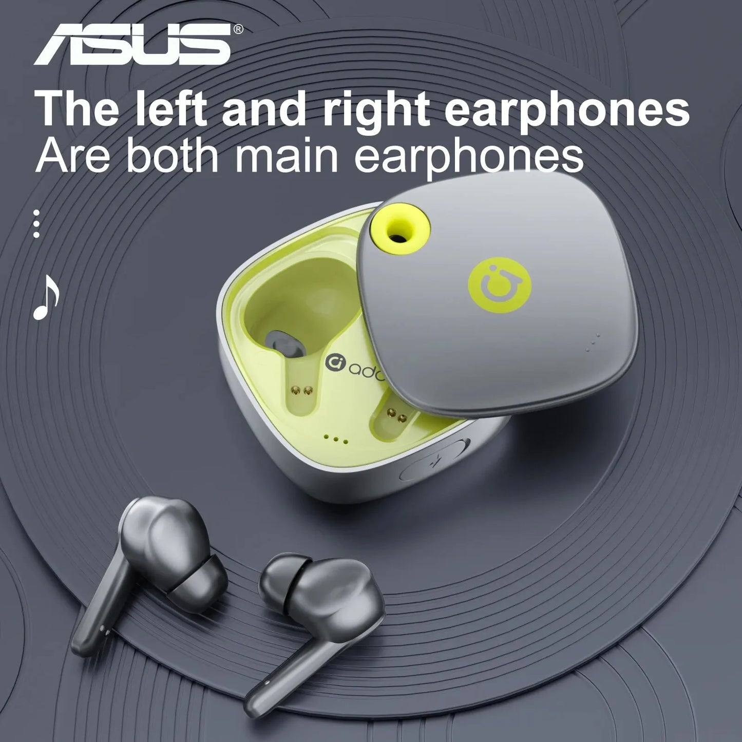 Asus Airpro3 Casque Bluetooth sans fil ANC Réduction active du bruit Intra-auriculaire Haute qualité sonore pendant une longue période