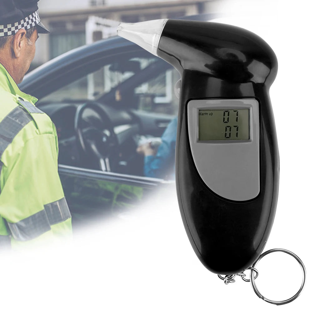 Testeur d’alcool Testeur d’alcool Détecteur d’alcool numérique Éthylotest à écran portable Alcotest Police Alcotest LCD Screen Testeur d’alcool