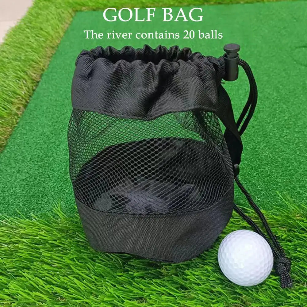 Transporteur De Rangement Pour T-shirts De Golf Fitness Blanchisserie Sport Sacs De Balle De Golf Cordon De Poche De Balle De Golf Conteneur Organisateur Portable