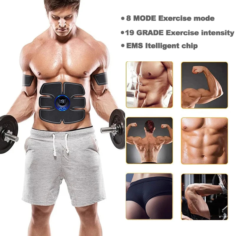 USB Rechargeable EMS Muscle Stimulateur Électrique Massage Thérapie Soulagement De La Douleur Méridien Numérique Masseur Complet Du Corps Fitness