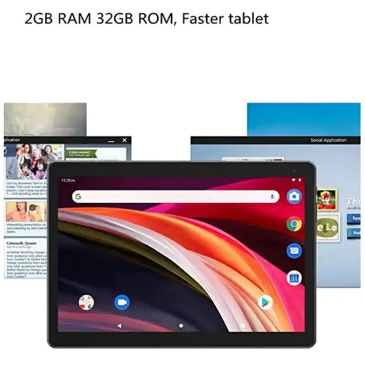 10 Pouces Innjoo Android 9.0 Tablet PC 2 Go de RAM 32 Go ROM 3G Appel téléphonique Quad-Core SC7731 Double Caméra Carte SIM