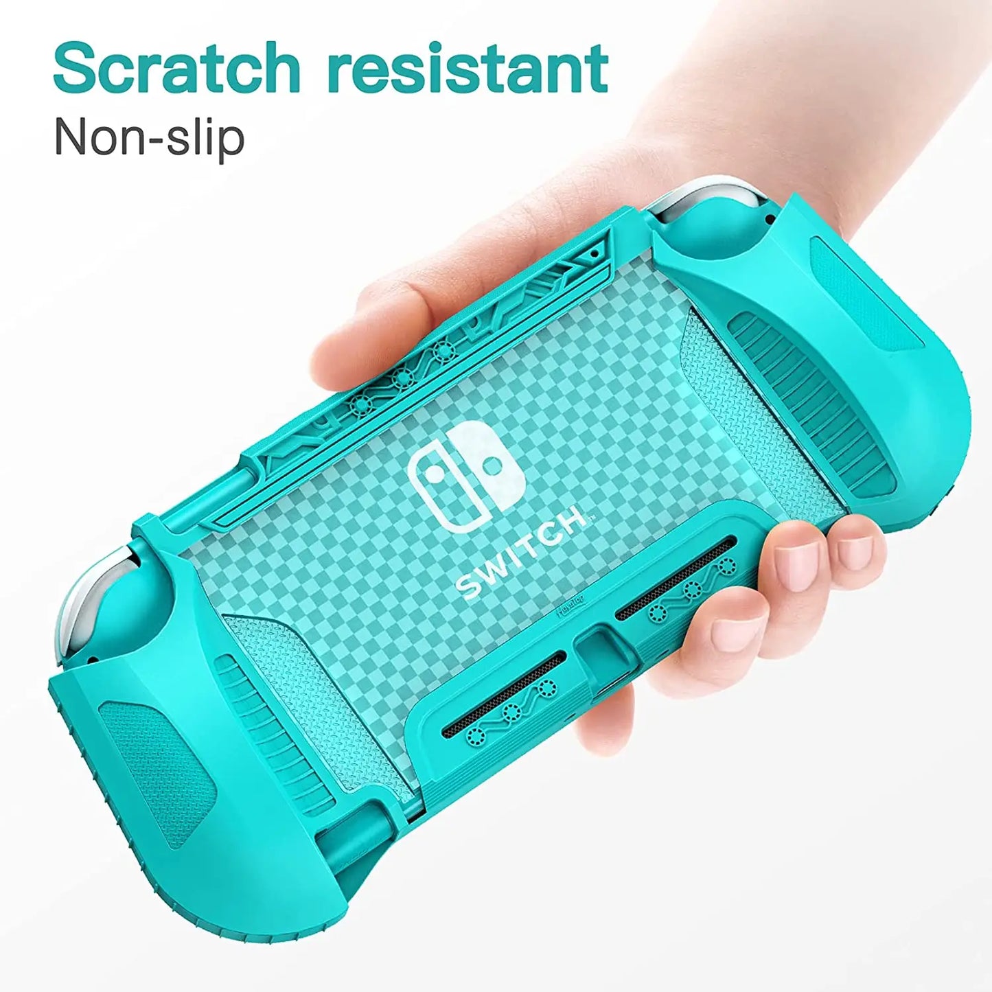 HEYSTOP Case Compatible with Nintendo Switch Lite, TPU Protective Cover for Switch Lite with Anti-Scratch/Anti-Dust