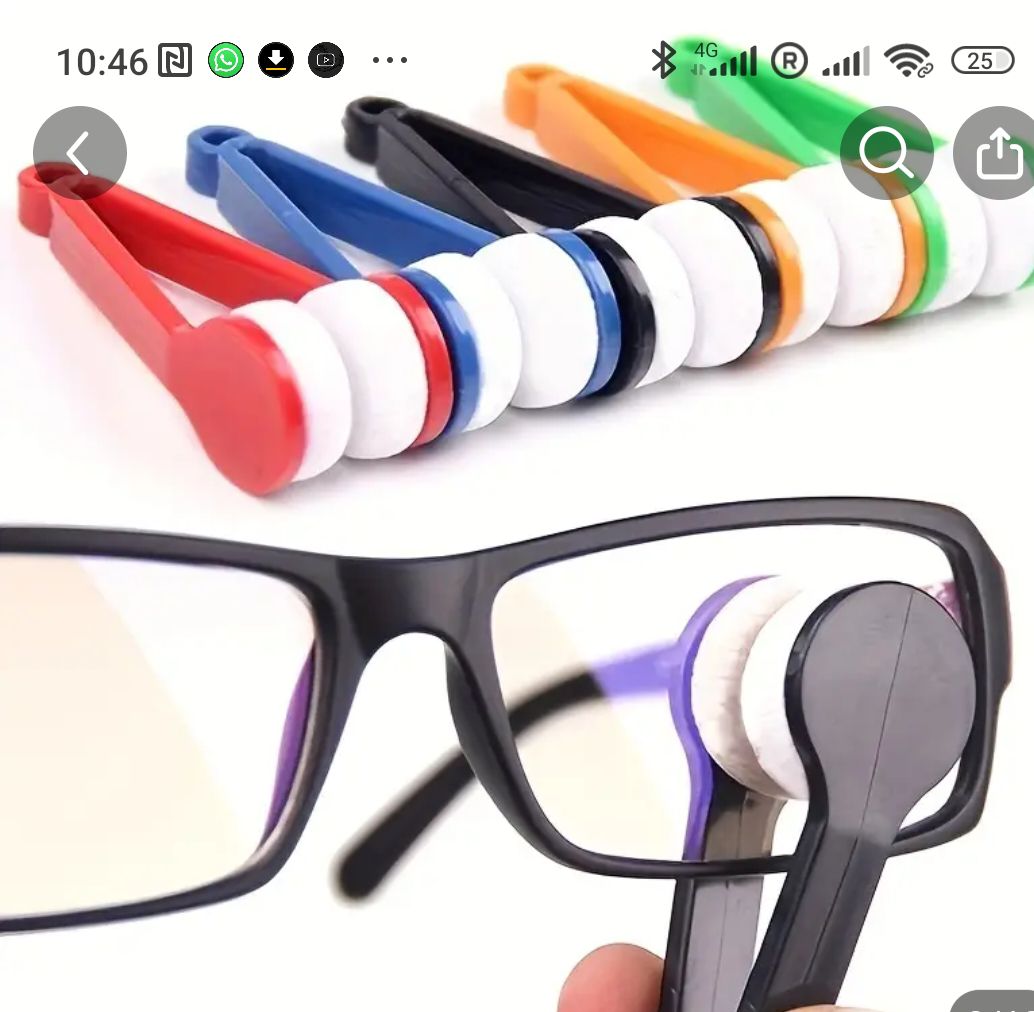 Mini nettoyeur de lunettes portable, envoi gratuit et rapide 2/4j