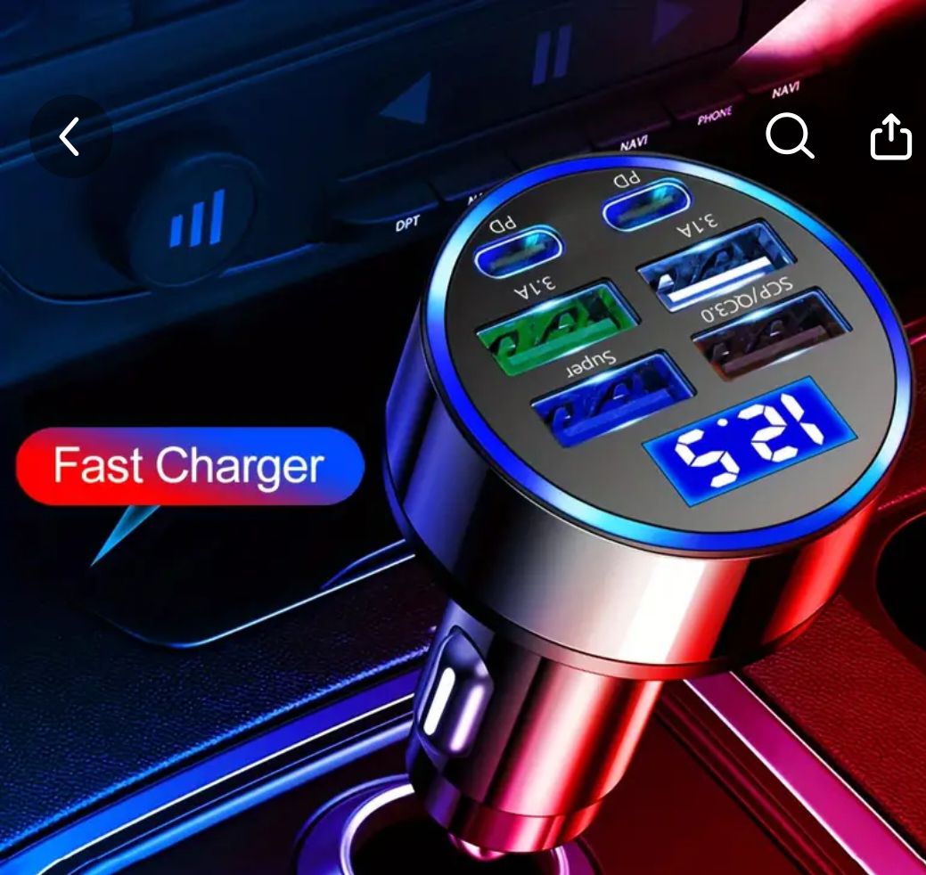 Chargeur De Voiture Avec Charge Rapide QC3.0, envoi gratuit et rapide 2/4j