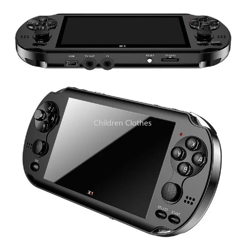 Console de jeu de 4,3 pouces pour console de jeu PSP Console de jeu classique à double secousse 8G intégrée 10 000 jeux 8/16/32/64/128 bits