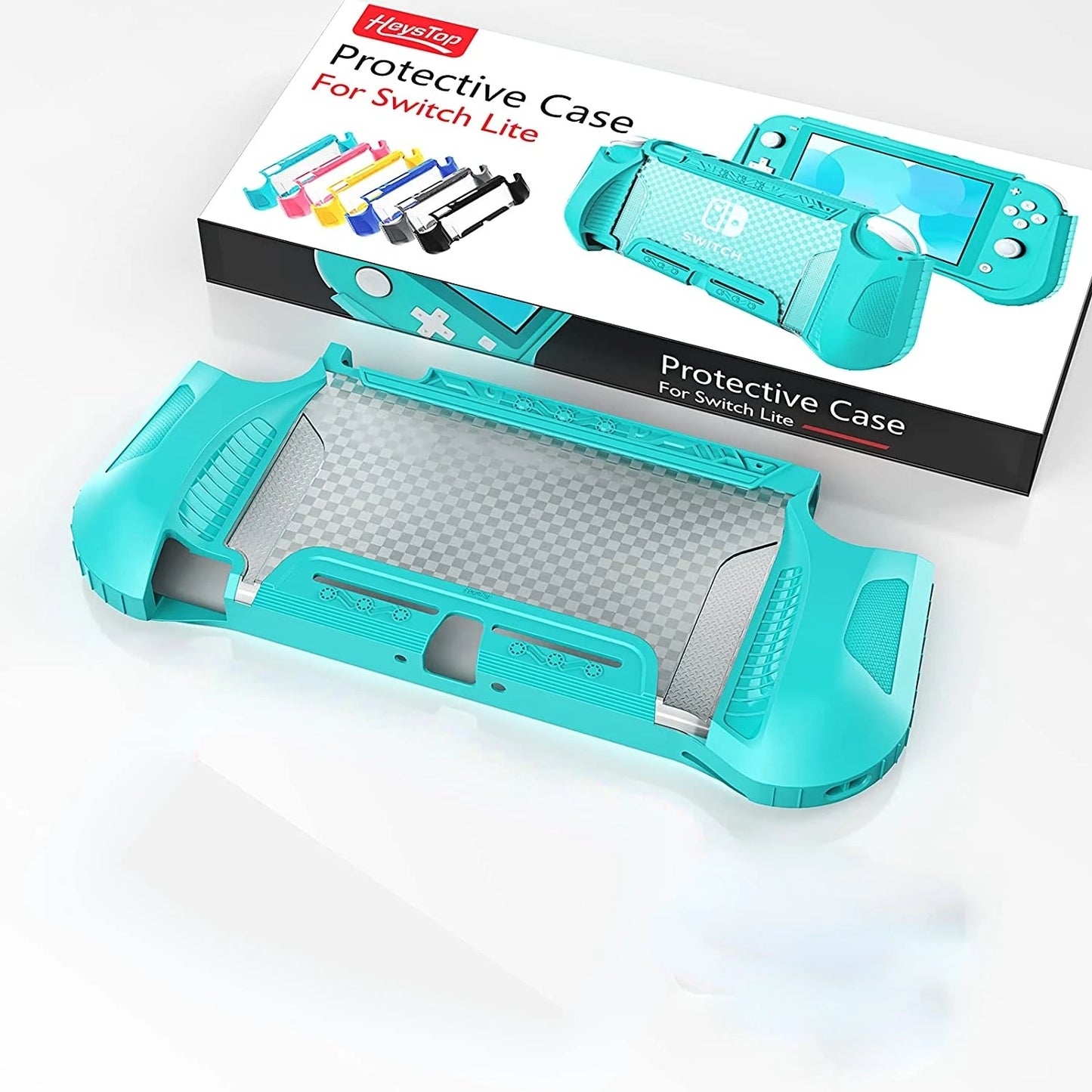 HEYSTOP Case Compatible with Nintendo Switch Lite, TPU Protective Cover for Switch Lite with Anti-Scratch/Anti-Dust