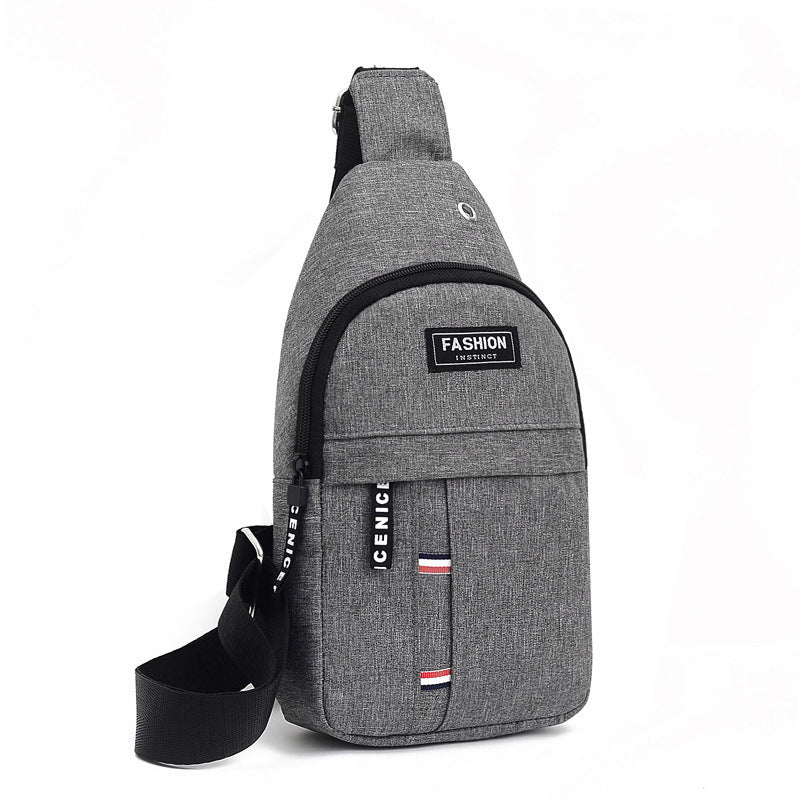 Sac de poitrine pour hommes Sports Messenger Sac à bandoulière